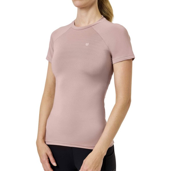 Equestrian Stockholm Shirt Damen Dynamic Base Layer Midsummer Blush, Trainingsshirt, kurzarm