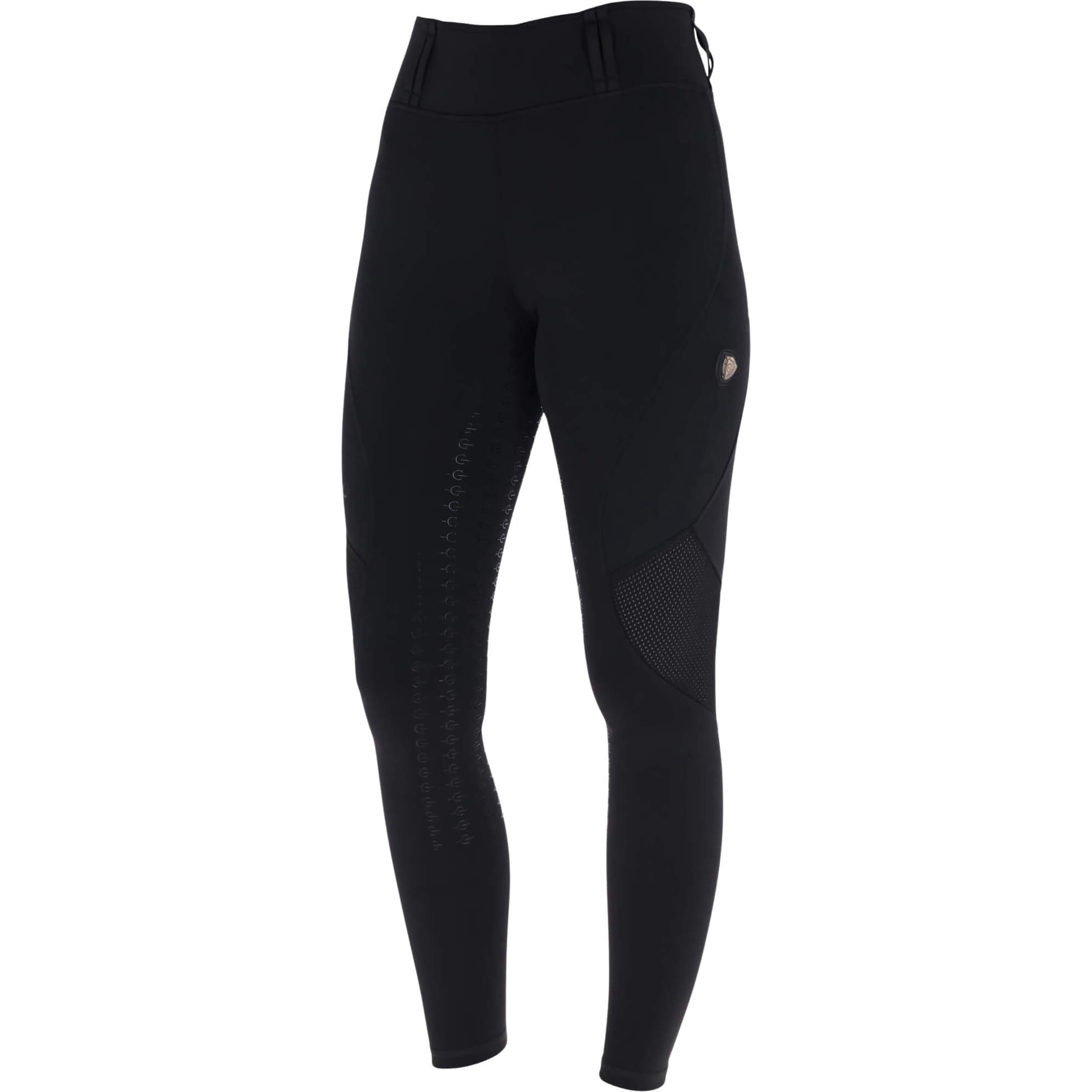 Covalliero Reitleggings Damen Mesh FS26, Vollbesatz, Full-Grip, Turnierreitleggings