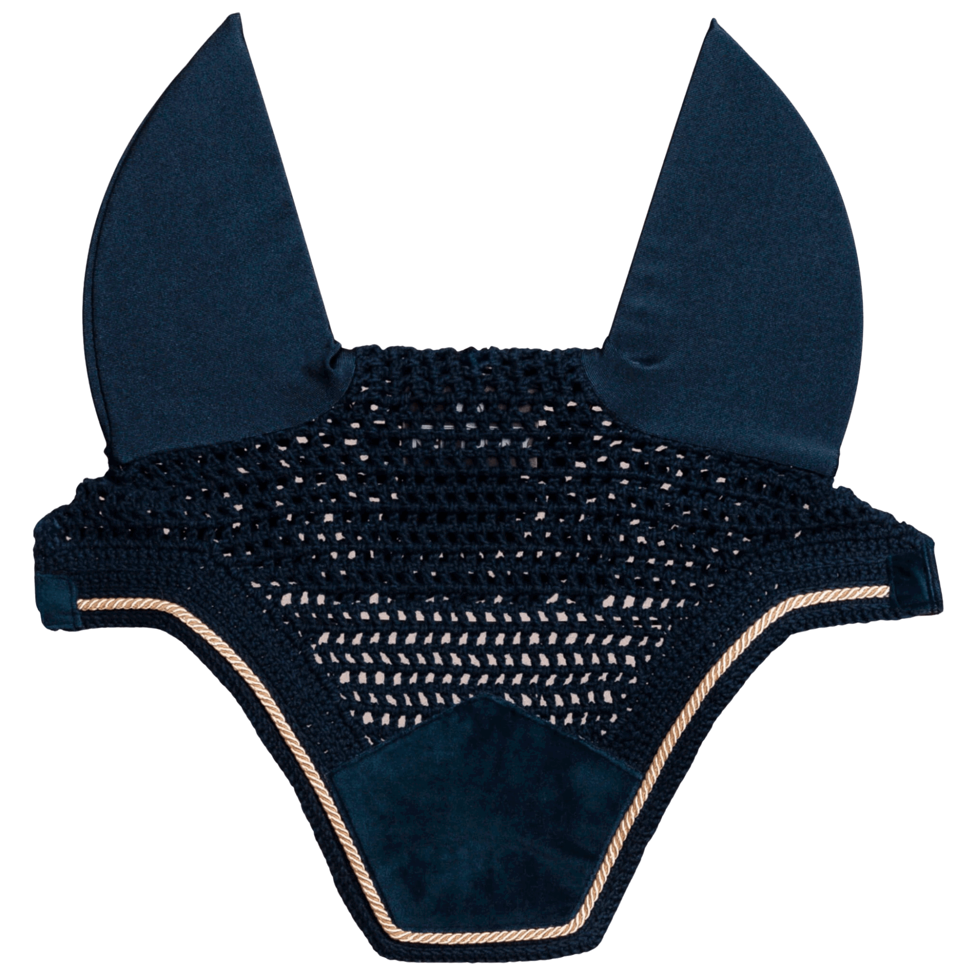 Kentucky Horsewear Fliegenhaube Wellington Basic Velvet, Fliegenmütze, Fliegenohren, Soundless