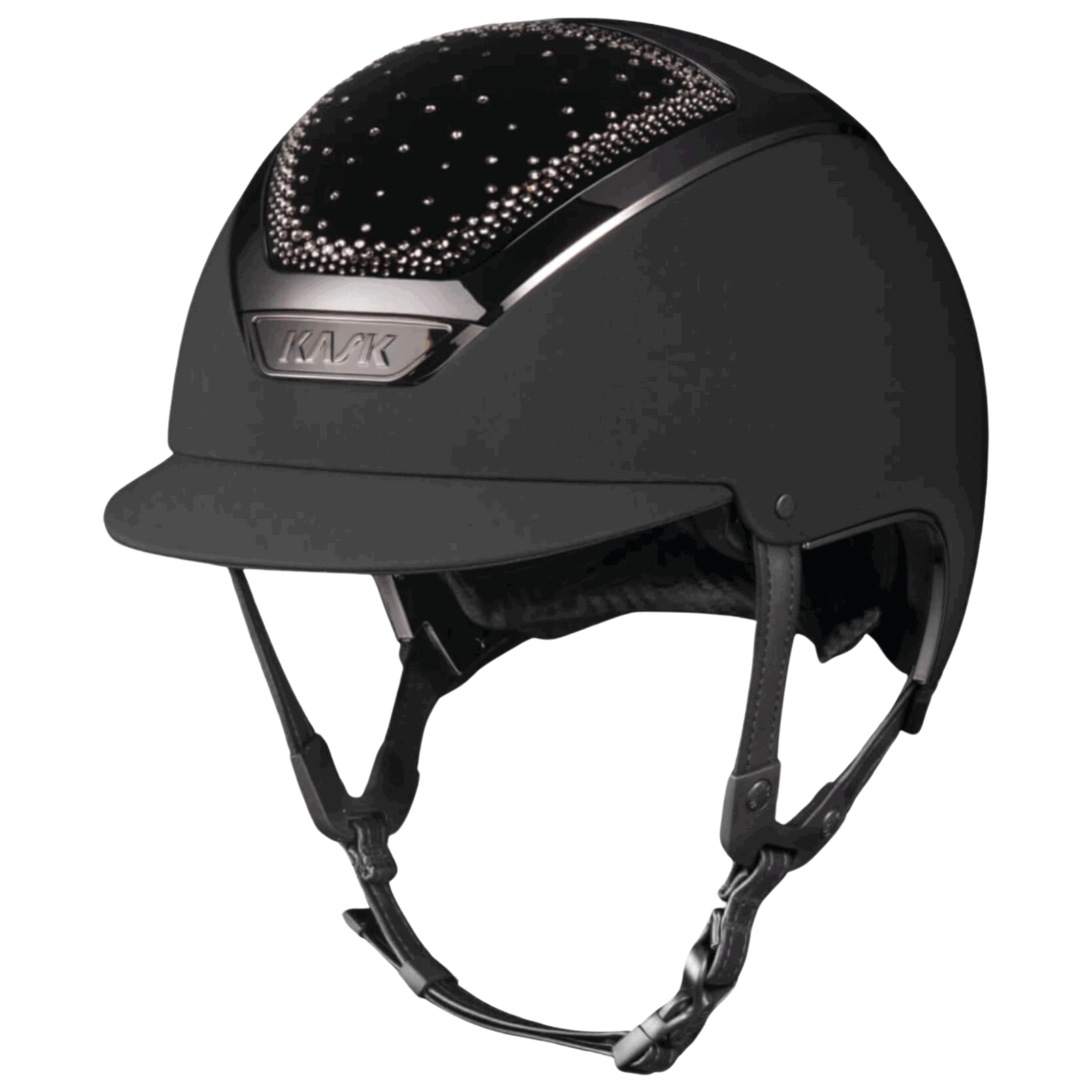 Kask Reithelm Dogma Chrome Swarovski In-Out Vintage Rose