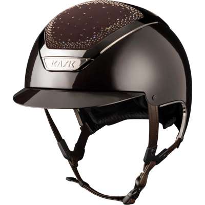 Kask Reithelm Dogma Pure Shine Swarovski In-Out Greige