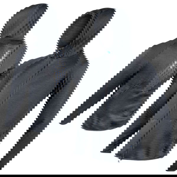 Komperdell Men's Back Protection Jacket, Hoodie, Back Protector, Sweat Jacket