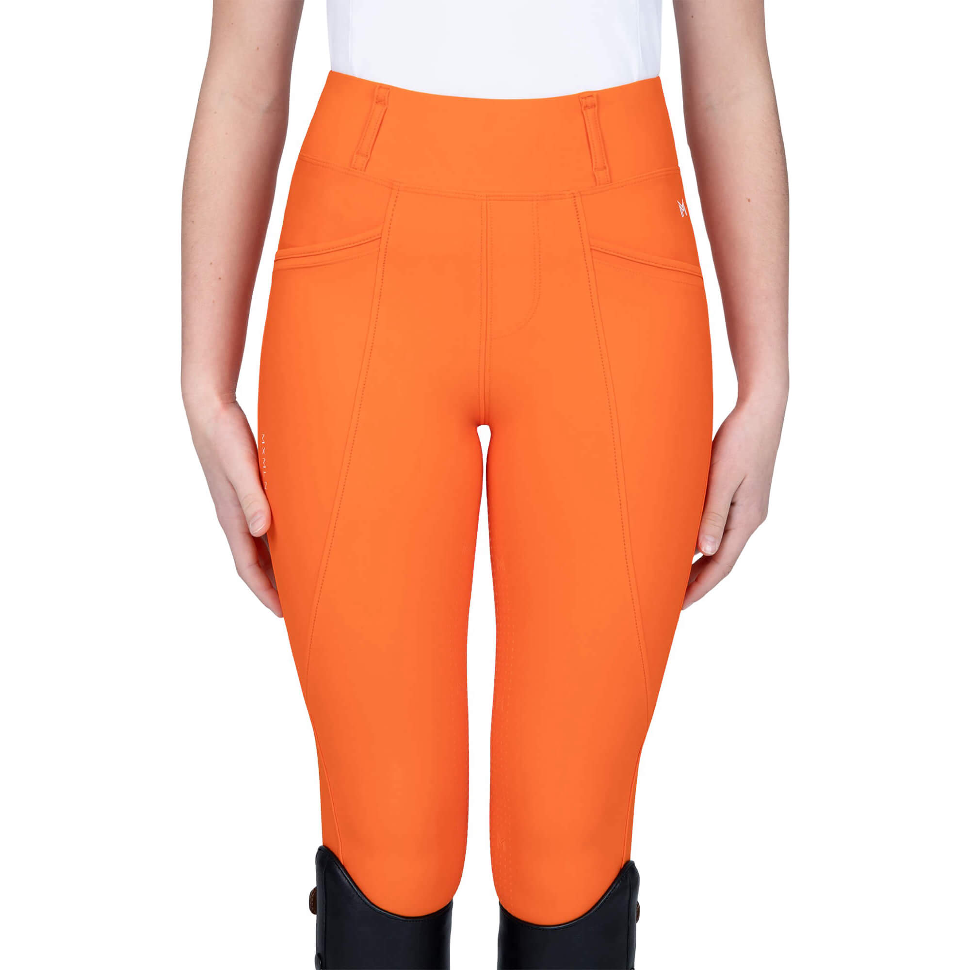 Maximilian Equestrian Reitleggings Kinder YR Pro, Vollbesatz, Full-Grip, High Waist