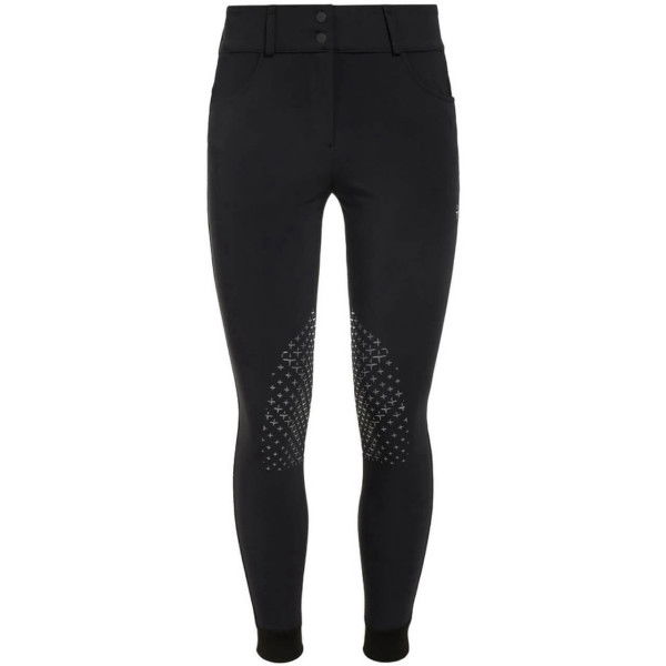 Trolle Reithose Damen Athl High Waist Breeches, Kniebesatz, Knee-Grip