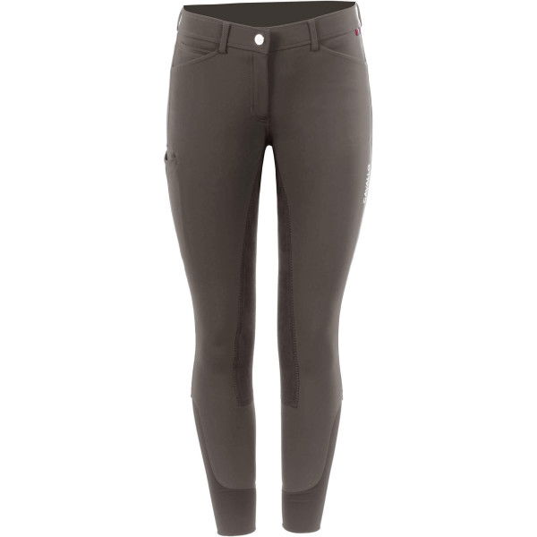 Cavallo Women´s Riding Breeches Cavalchristy Silver Mobile FW24, Full Seat, Synthetic Leather