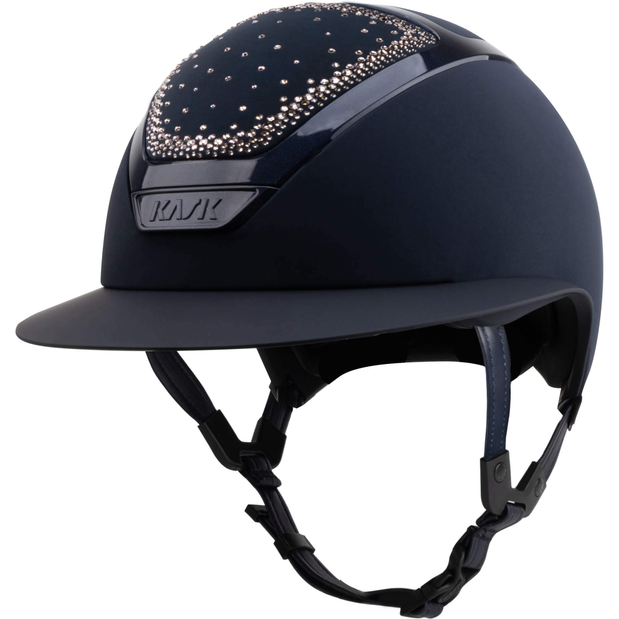 Kask Reithelm Star Lady Chrome Swarovski In-Out Vintage Rose