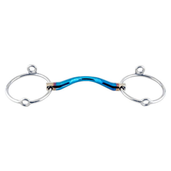 Trust Loose Ring Gag, Sweet Iron, Medium Port, Bar Bit, with Medium Tongue Clearance