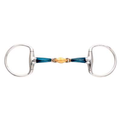 Kavalkade Olivenkopftrense Ergonomic Lock Up, doppelt gebrochen, 14 mm, Olivenkopfgebiss