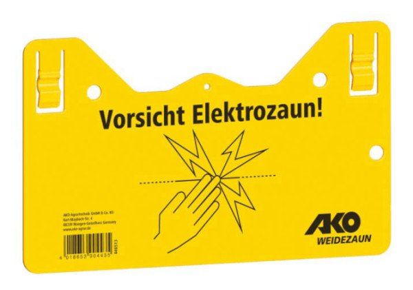 AKO Warning Sign Vorsicht Elektrozaun!