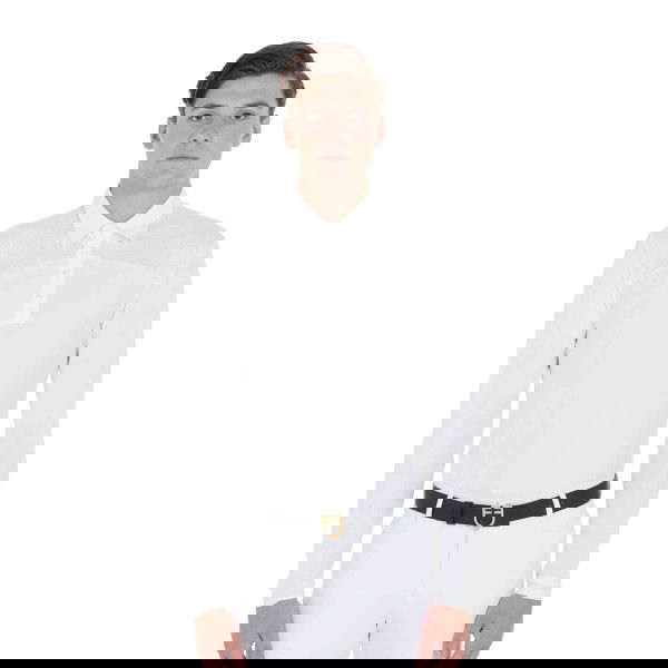 Equestro Men's Competition Shirt, Polo Competition Shirt, short-sleeved