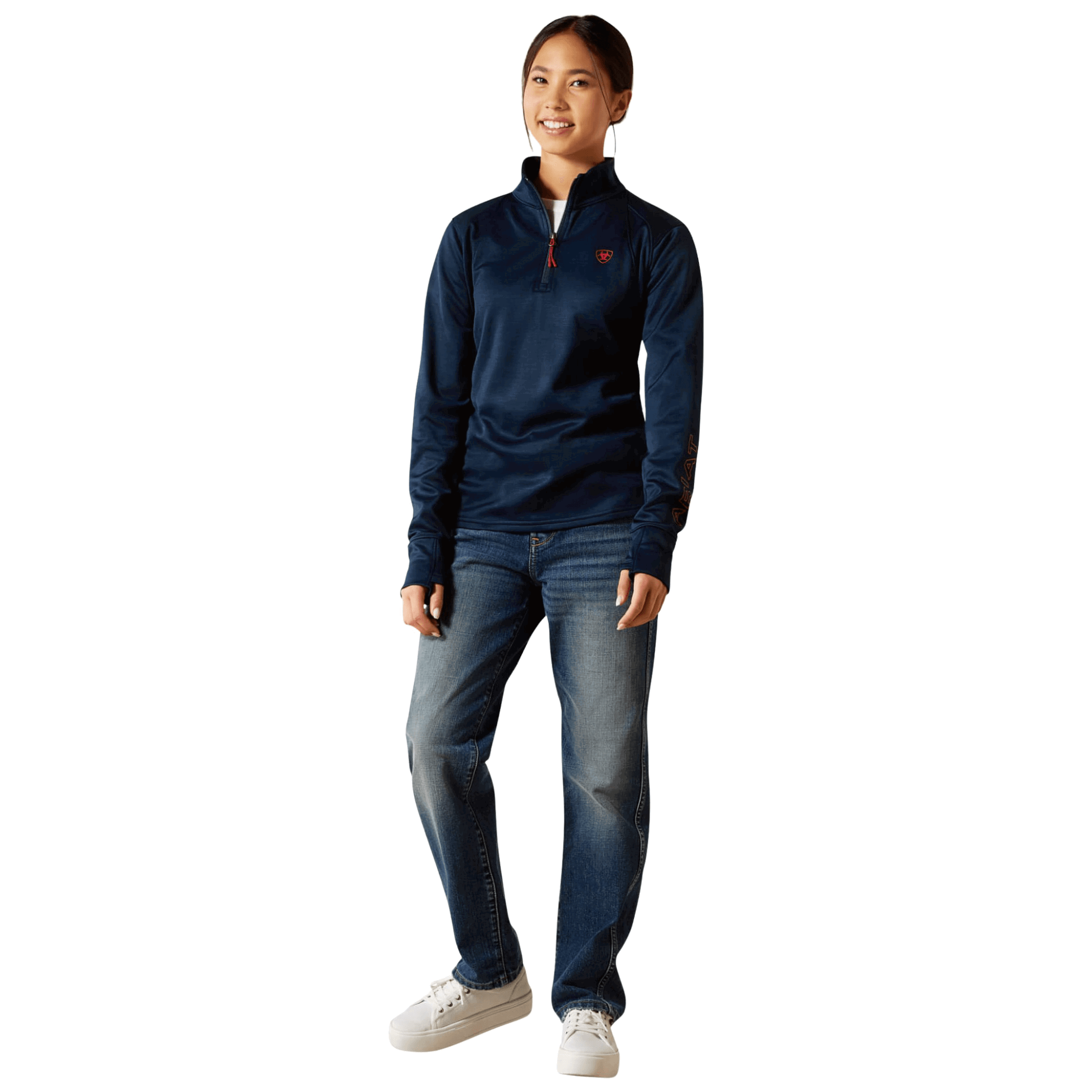 Ariat Pullover Kinder Team EQ 1/2 Zip, Fleecepullover