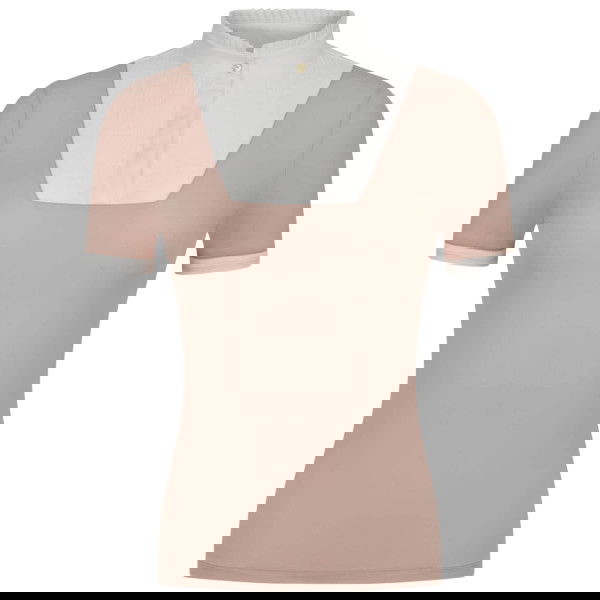 LeMieux Women's Competition Shirt Sophia Pleated Show Shirt, short-sleeved