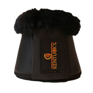 Kentucky Horsewear Hufglocke Lammfell Leder, Springglocken, mit Kunstfell Kentucky Horsewear Hufglocke Lammfell Leder, Springglocken, mit Kunstfell