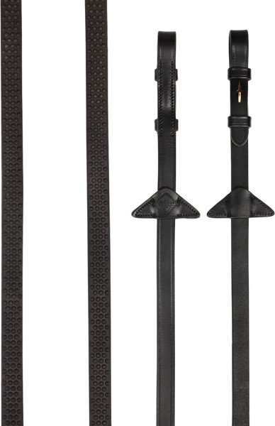 LeMieux Reins Soft Rubber, Rubber Reins, without Leather Hand Grips