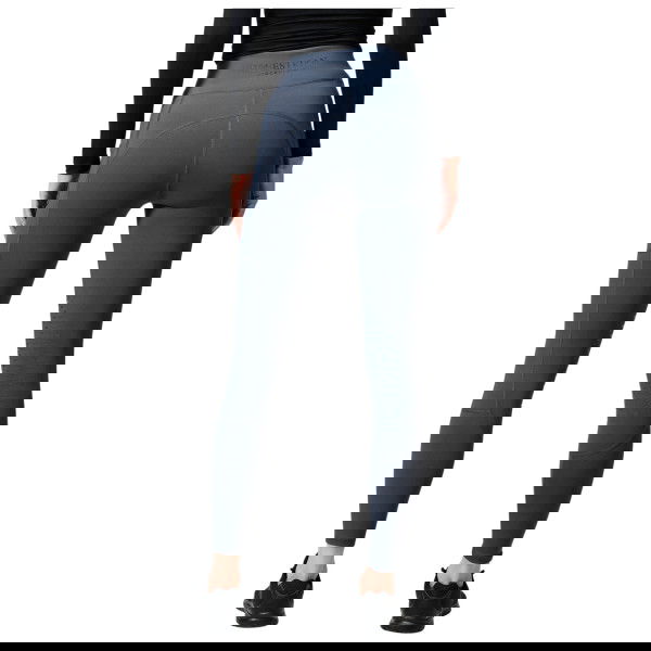 Equestrian Stockholm Reitleggings Damen Jump Movement Grey, Kniebesatz, Knee-Grip