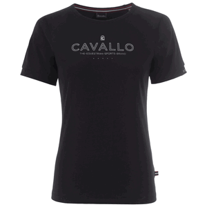 Cavallo T-Shirt Damen Caval Cotton R-Neck FS24, kurzarm Cavallo T-Shirt Damen Caval Cotton R-Neck FS24, kurzarm