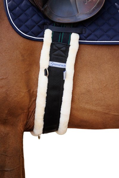 Dominick Saddle Girth with Faux Fur, Long Girth