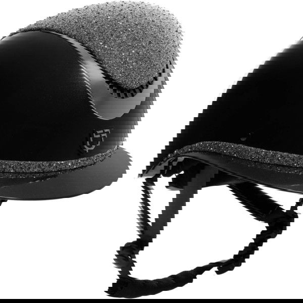 Equestro Reithelm Rhinestones, Wide Visor