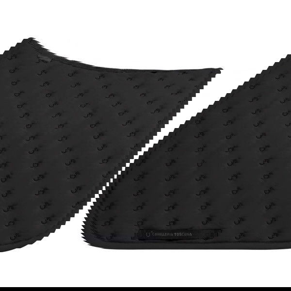 Cavalleria Toscana Saddle Pad Embroidery Quilted FW25, Jumping Saddle Pad
