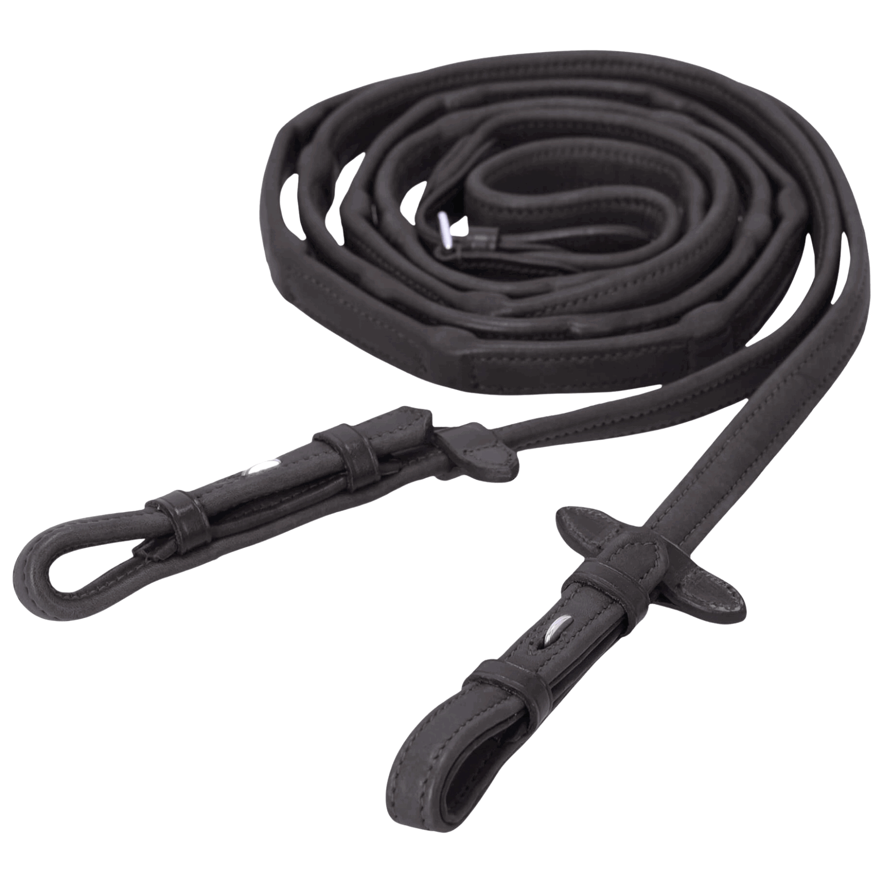 Schockemöhle Sports Zügel Durasoft Zaumhaken, Lederzügel, 16 mm