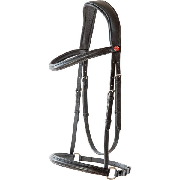 Kieffer Bitless Bridle Ultrasoft Kendra, Sidepull, with Reins