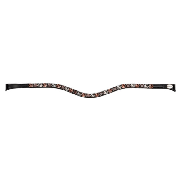 Kavalkade Browband Burgundy, Curved