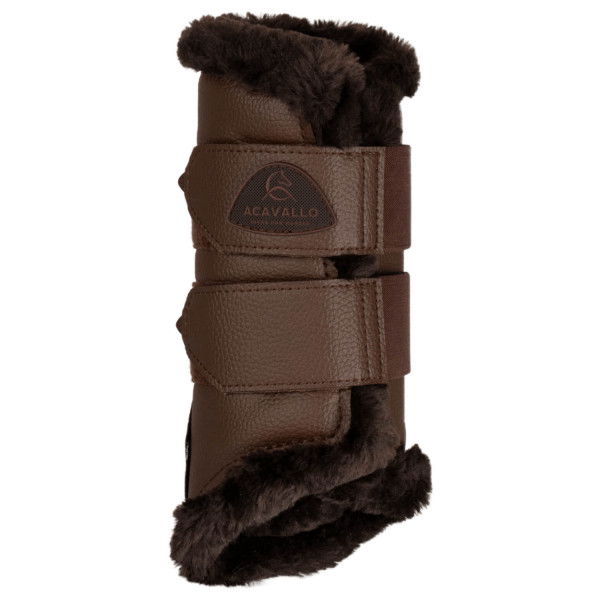 Acavallo Tendon Boots Eco-Leather, with Synthetic Fur