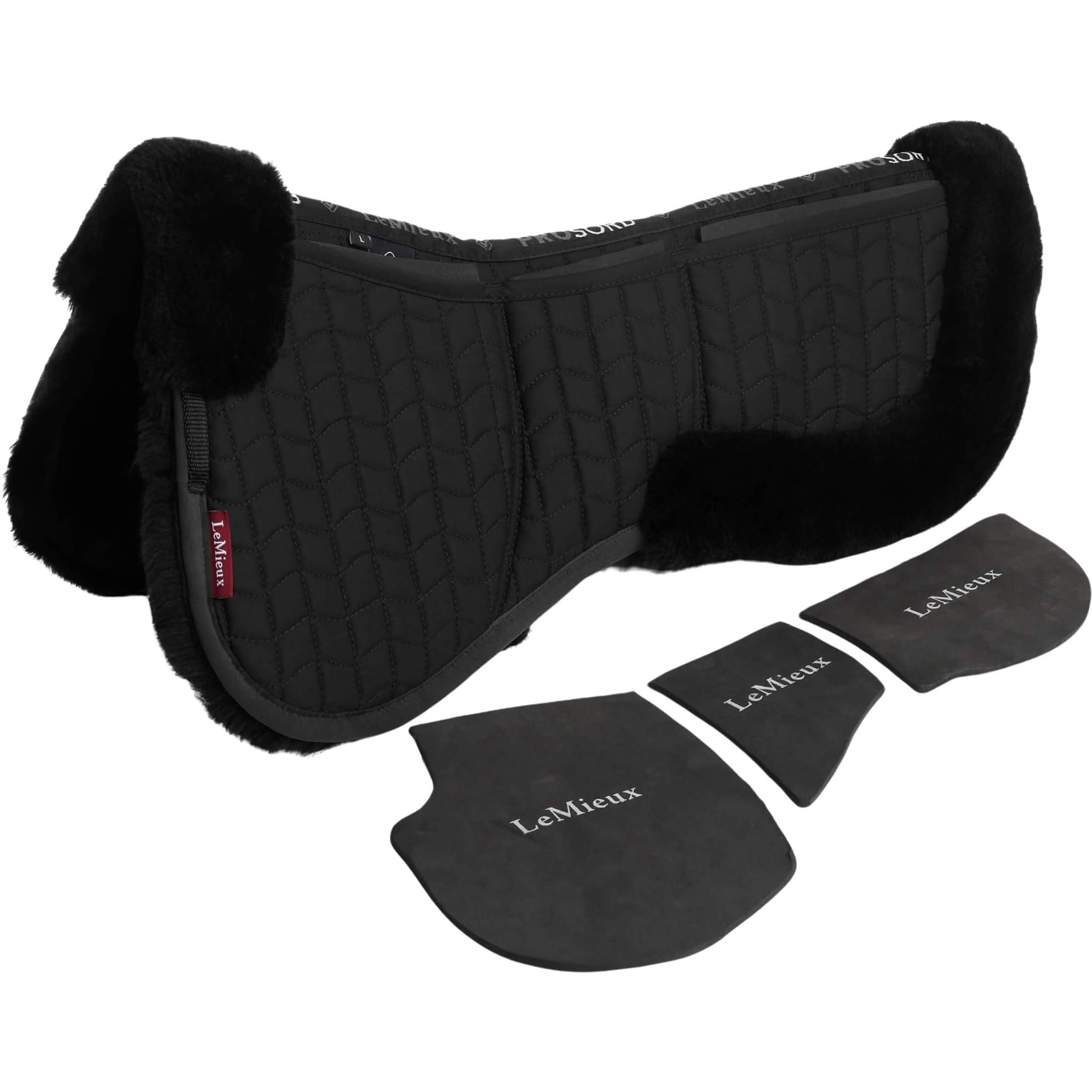 LeMieux Lambskin Saddle Pad ProSorb 3 Pocket Half Pad FUNDIS Equestrian