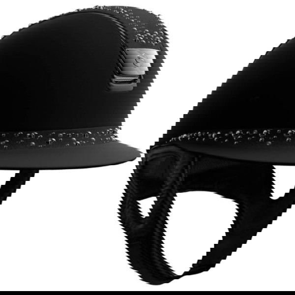 Samshield Reithelm Miss Shield SM,Top+FB Night Pearl,Trim+Blason Black Chrome, mit Dressurausschnitt