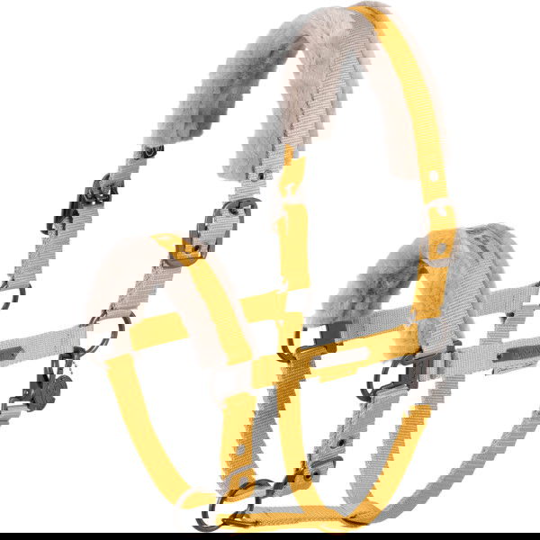 Eskadron Halter Double Pin Faux Fur Platinum FW25, Faux Fur