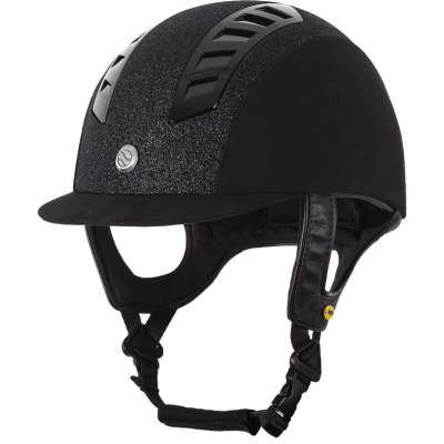 Back on Track Riding Helmet EQ3 Microfibre Strass