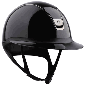 Samshield Reithelm Miss Shield 2.0 Shadowglossy, Trim + Blason Black Chrome Samshield Reithelm Miss Shield 2.0 Shadowglossy, Trim + Blason Black Chrome