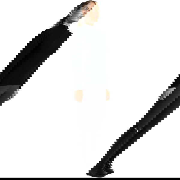 Cavalleria Toscana Pullover Damen Pure Wool Half Zip HW25, Sweater, Rollkragen