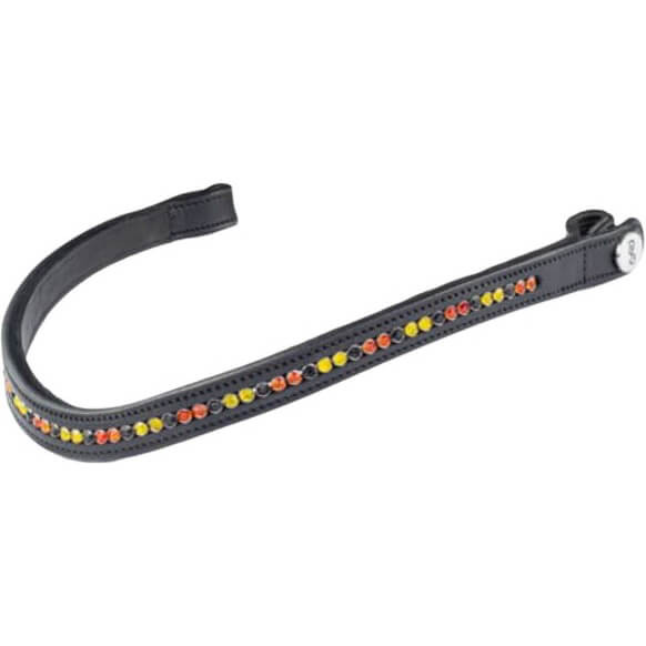 PS of Sweden Browband National Team Black Red Yellow, Curved