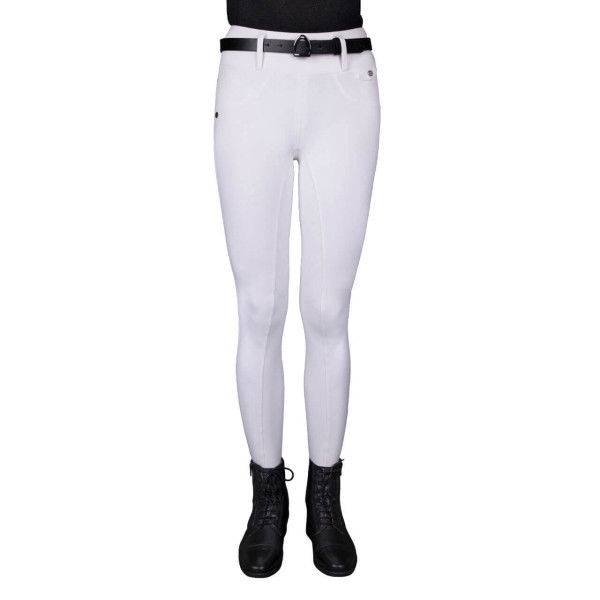 QHP Women's Competition Riding Leggings Juliet FW24, Winter Riding Leggings, High Waist, Full Seat, Full Grip