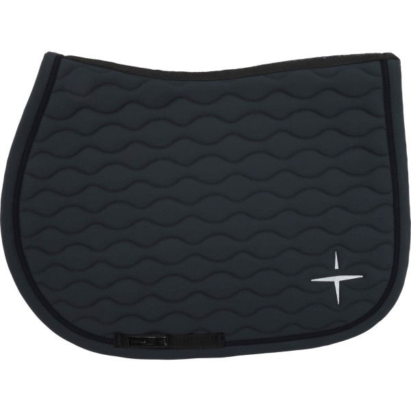 Trolle Saddle Pad Wave Tech-Jersey with Binding, Jumping Saddle Pad