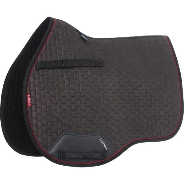 LeMieux Saddle Pad Suede GP Square FW24, Jumping Saddle Pad