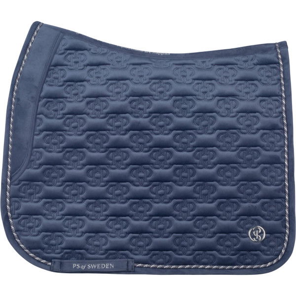 PS of Sweden Saddle Pad Velvet Monogram FW24, Dressage Saddle Pad