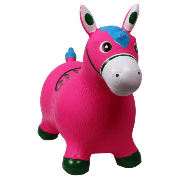 QHP Jumpy Horse Toy Horse, Bouncy Ball