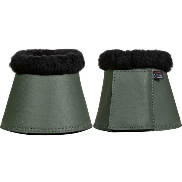 HKM Bell Boots Comfort, Jumping Bell Boots, with Teddy Fur