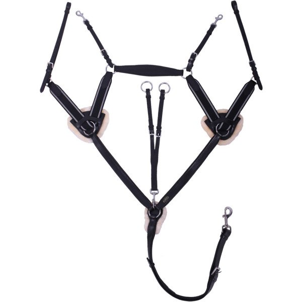 QHP Ontario Breastplate with Martingale Fork
