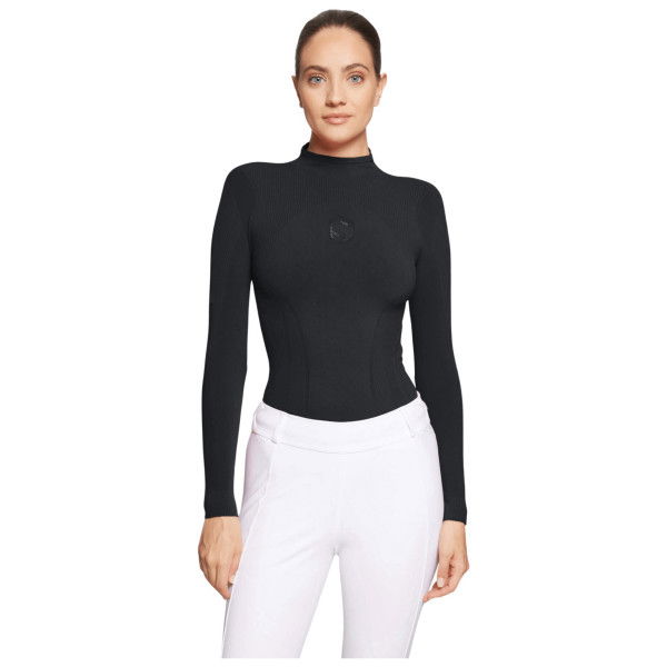 Samshield Women´s Training Shirt Alicia Turtle Neck FW24, long-sleeved, seamless