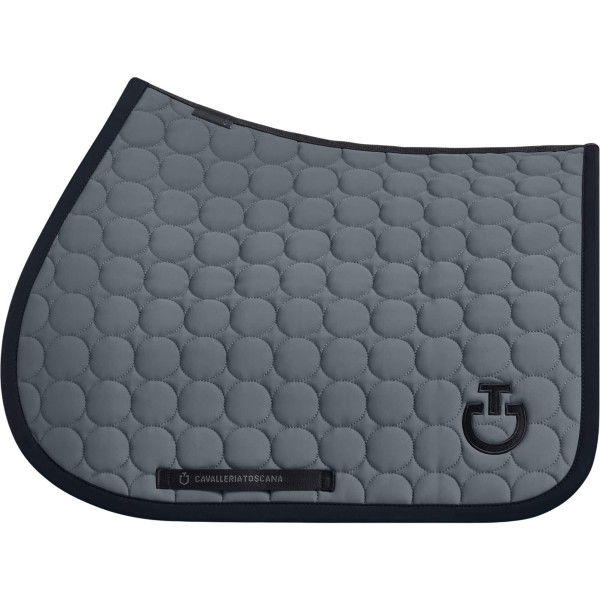 Cavalleria Toscana Saddle Pad Circle Quilted FW24, Jumping Saddle Pad