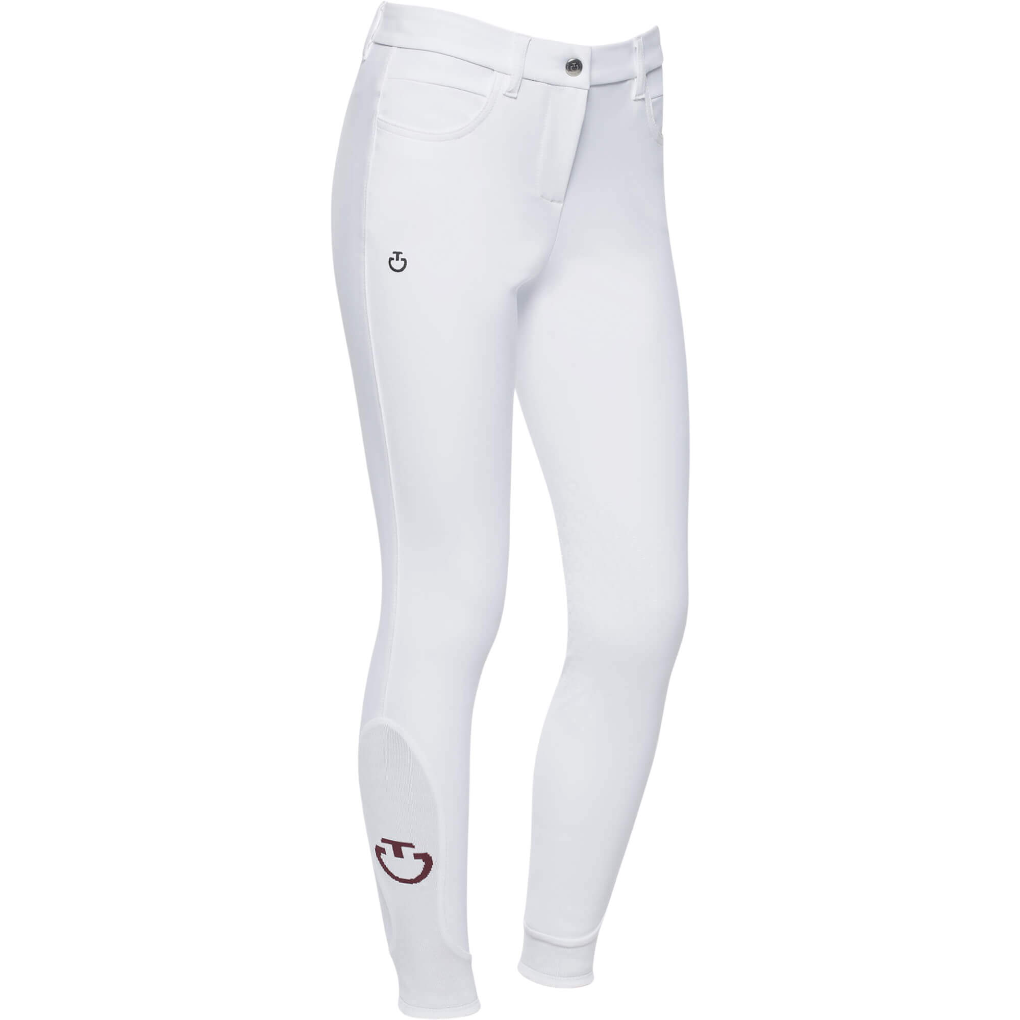 Cavalleria Toscana Reithose Mädchen Color Grip, Kniebesatz, Knee-Grip