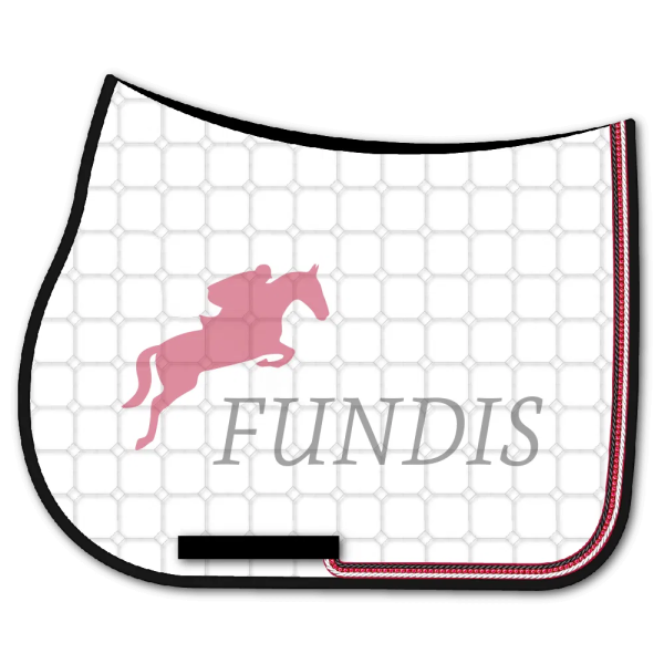 Equiline Schabracke Octagon Glitzersteine Customizable, konfigurierbar
