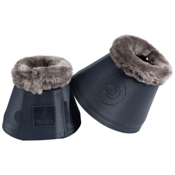 Eskadron Hufglocken Softslate Faux Fur Platinum HW24, Sprungglocken