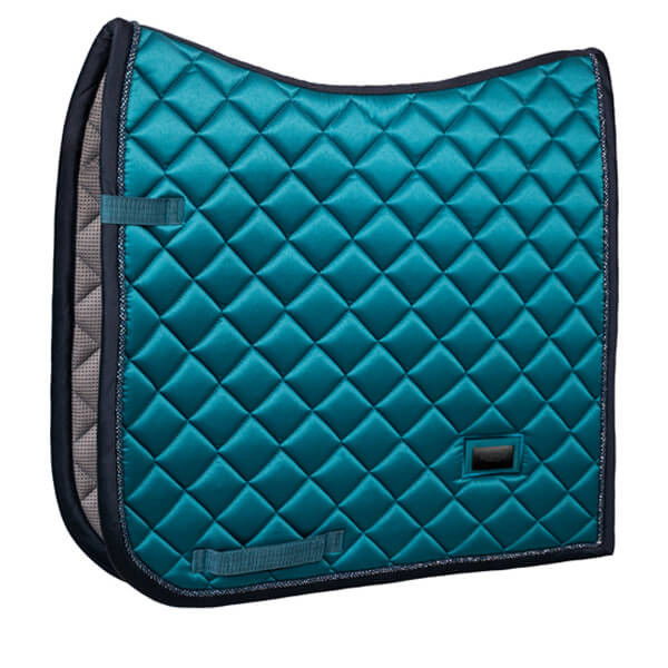 Equestrian Stockholm Saddle Pad Aurora Blues, Dressage Saddle Pad