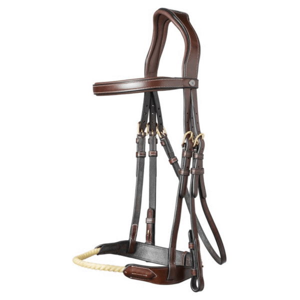 Trust Bridle St. Gallen, with Rope Noseband, without Reins