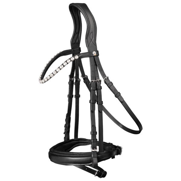 Waldhausen Bridle X-Line Beauty, English Combined, with Reins