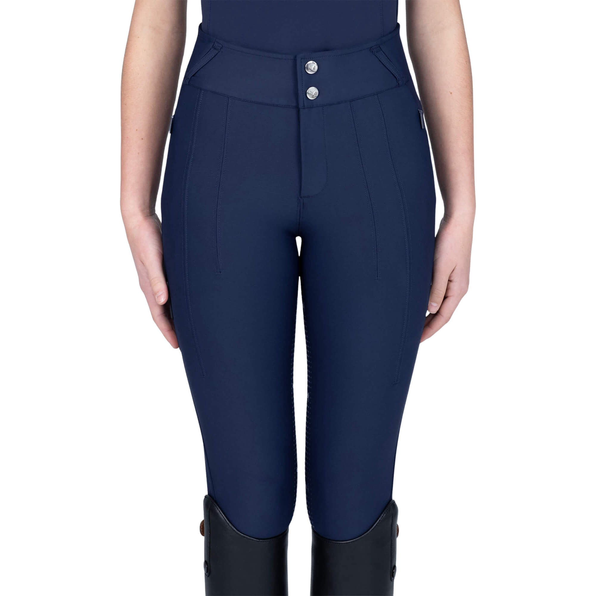 Maximilian Equestrian Reithose Kinder YR Vision, Vollbesatz, Full-Grip, High Waist
